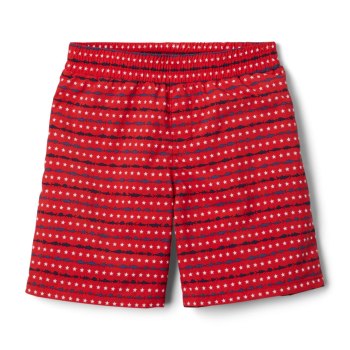 Columbia Kratke Hlače Za Dječake - PFG Super Backcast Crvene Prugice | UKQI-61207